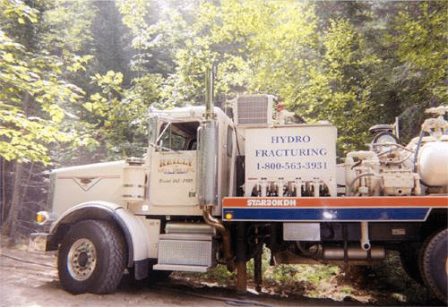 A Reilly Well Drilling semi-trailer truck